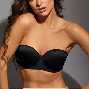 Le Mystere Black Strapless Soiree strapless Bra